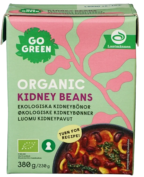 Kidneybønner tetra økol.  380g