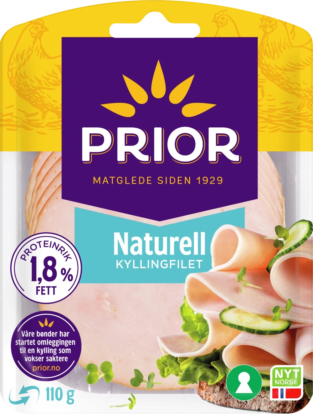 Kyllingfilet Naturell 110g