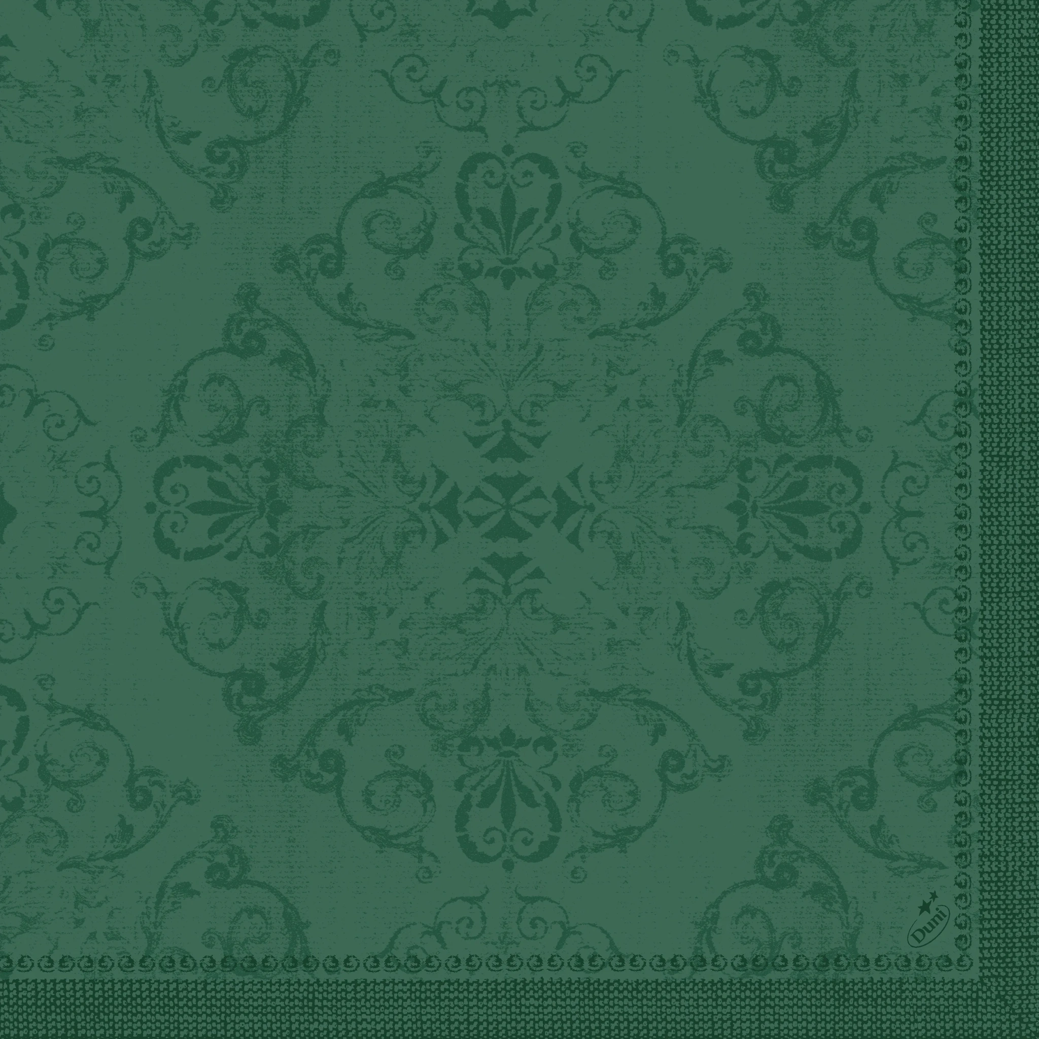 Serviett Dunilin 40cm Opulent m.Grønn