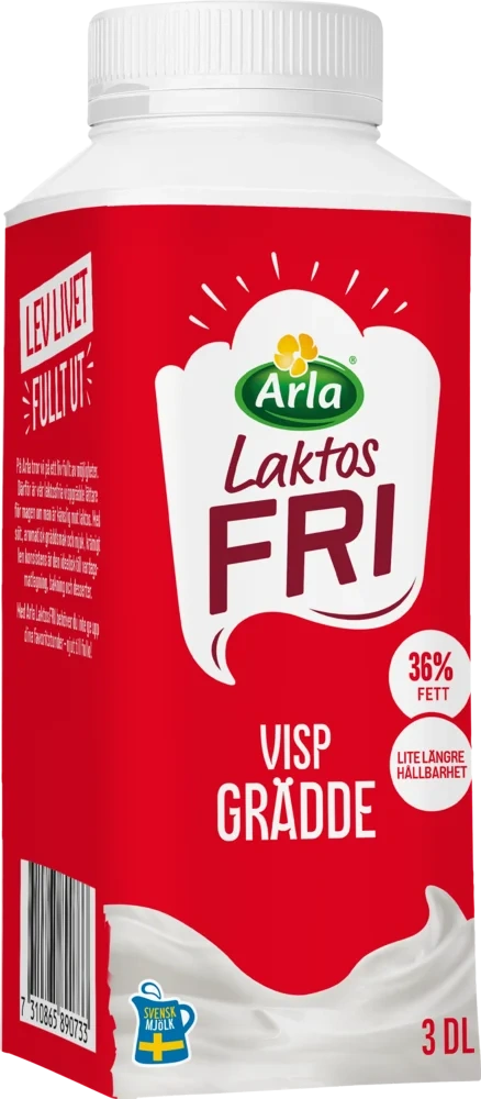 Laktosfri vispgrädde 36%