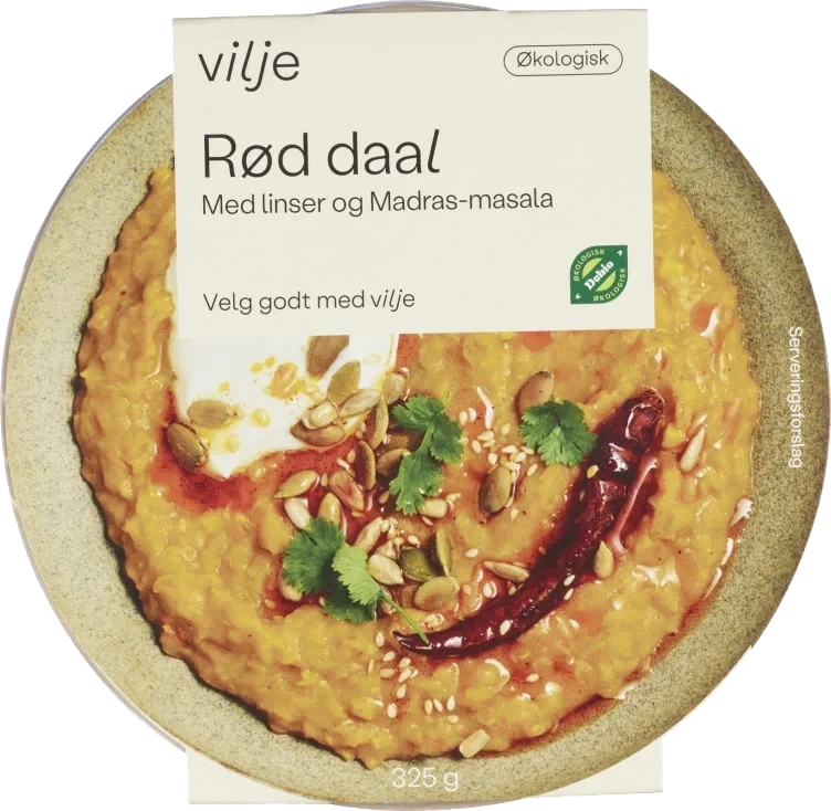 Rød Daal 325g Vilje