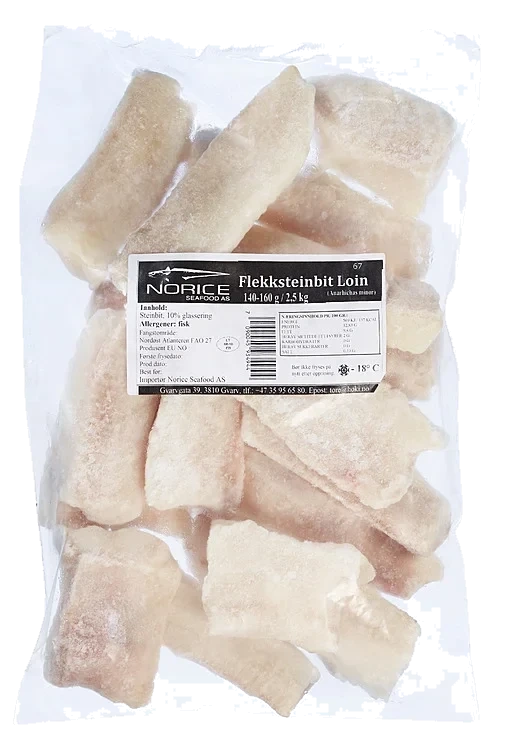Flekksteinbit loins  120-140g  2,5kg