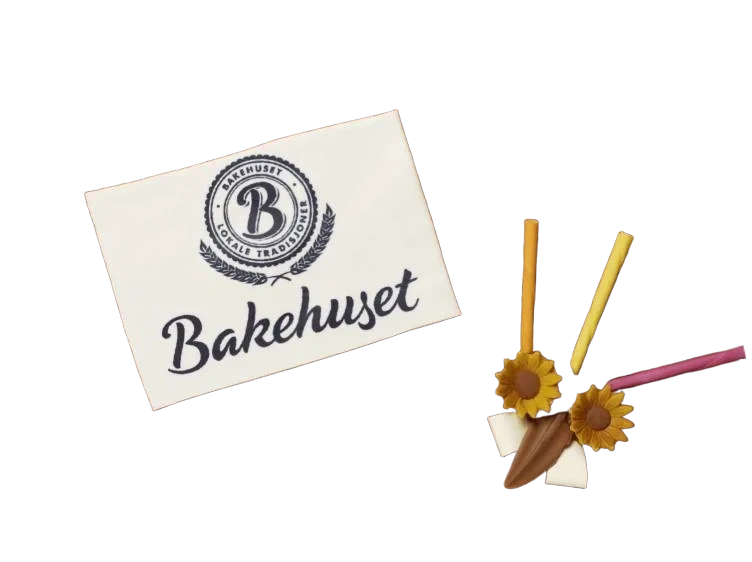 Sjokoladekake m/Bilde 30 Biter 3,4kg Bakehuset
