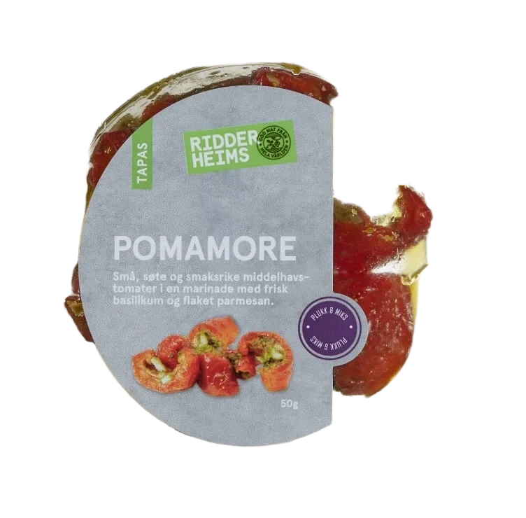 Pomamore Tomater Basilikum&Parmesan 50g