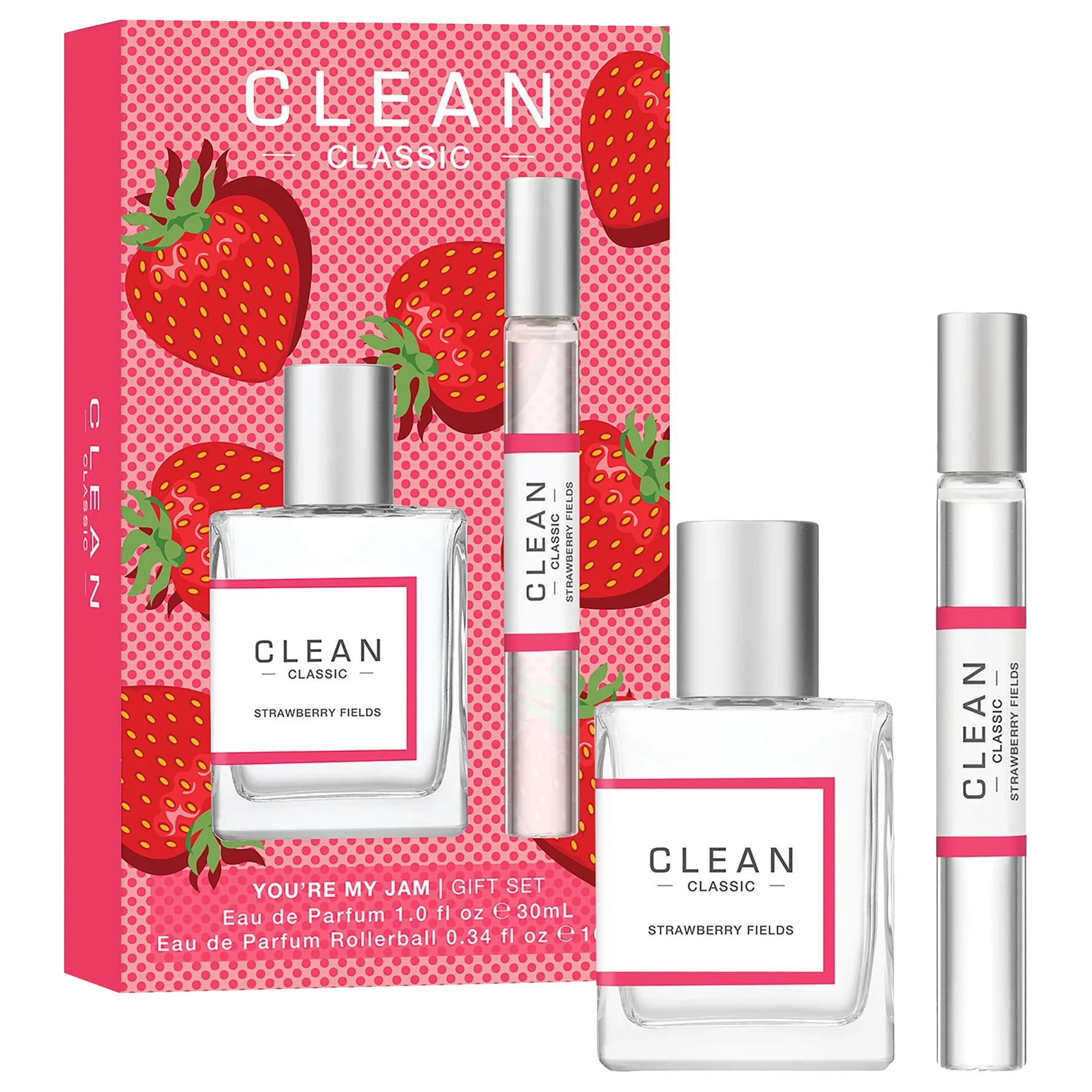 Clean Classic Strawberry Fields Duo Gift Set