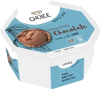 Choklad sojaglass