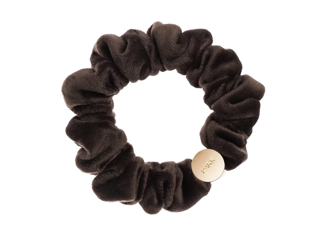 Dark Mini Velvet Scrunchie Hair Braid