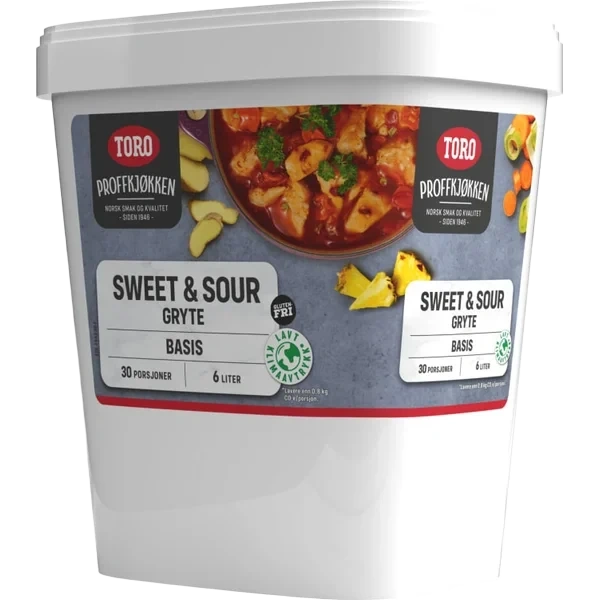 Toro Sweet Sour Gryte 1506 g