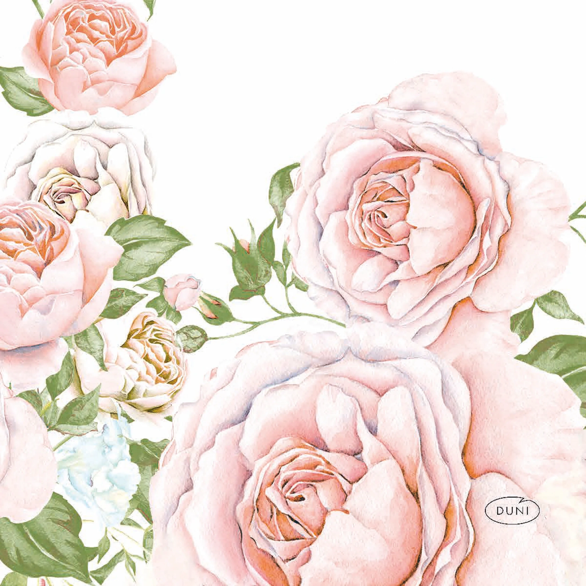 Duni Tissueservett Rose