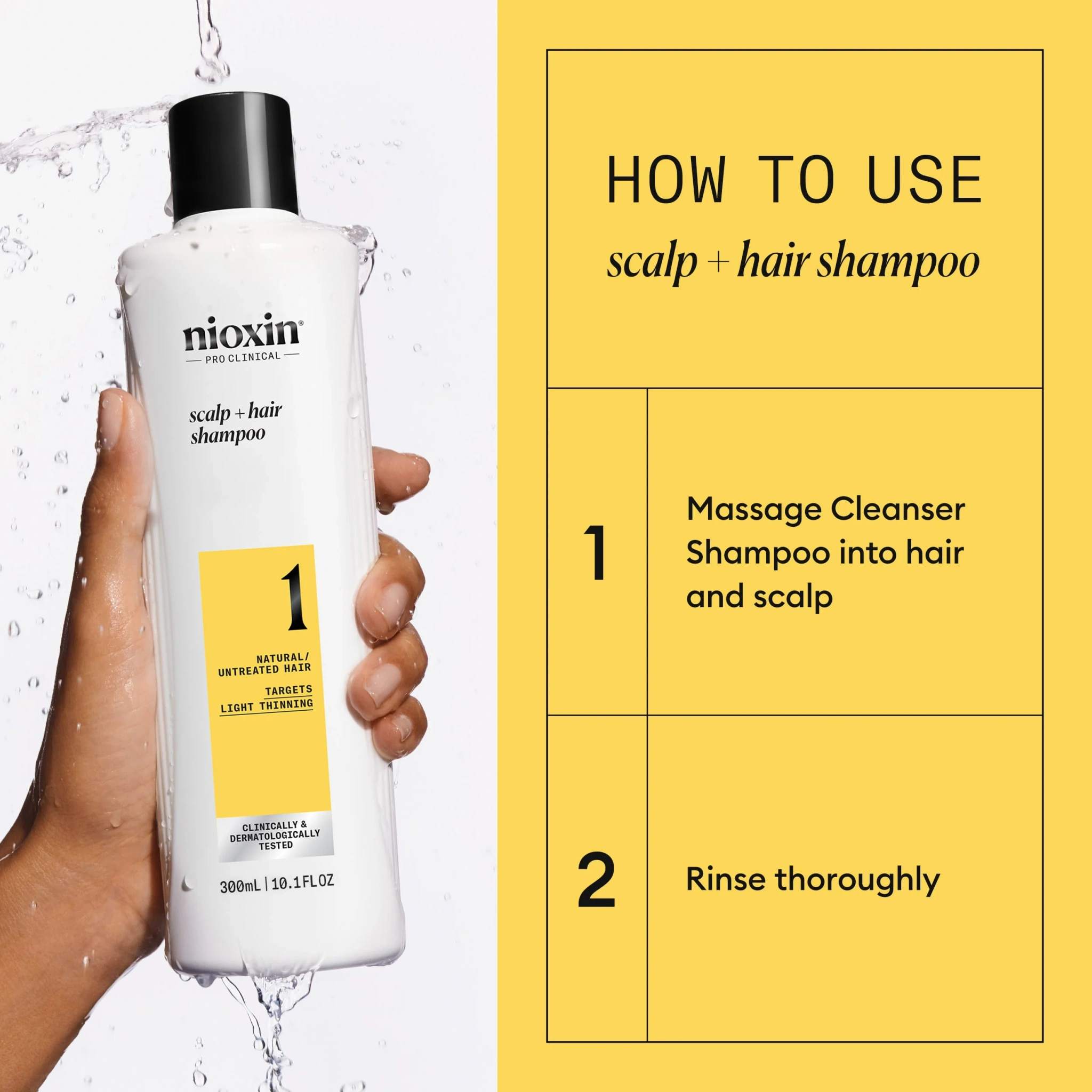 Nioxin System 1 Scalp + Hair sjampo