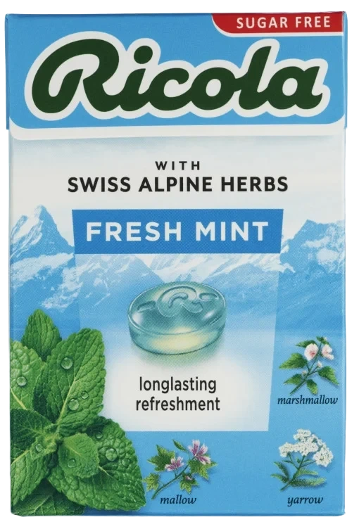 Ricola Fresh Mint Sukkerfri 50g