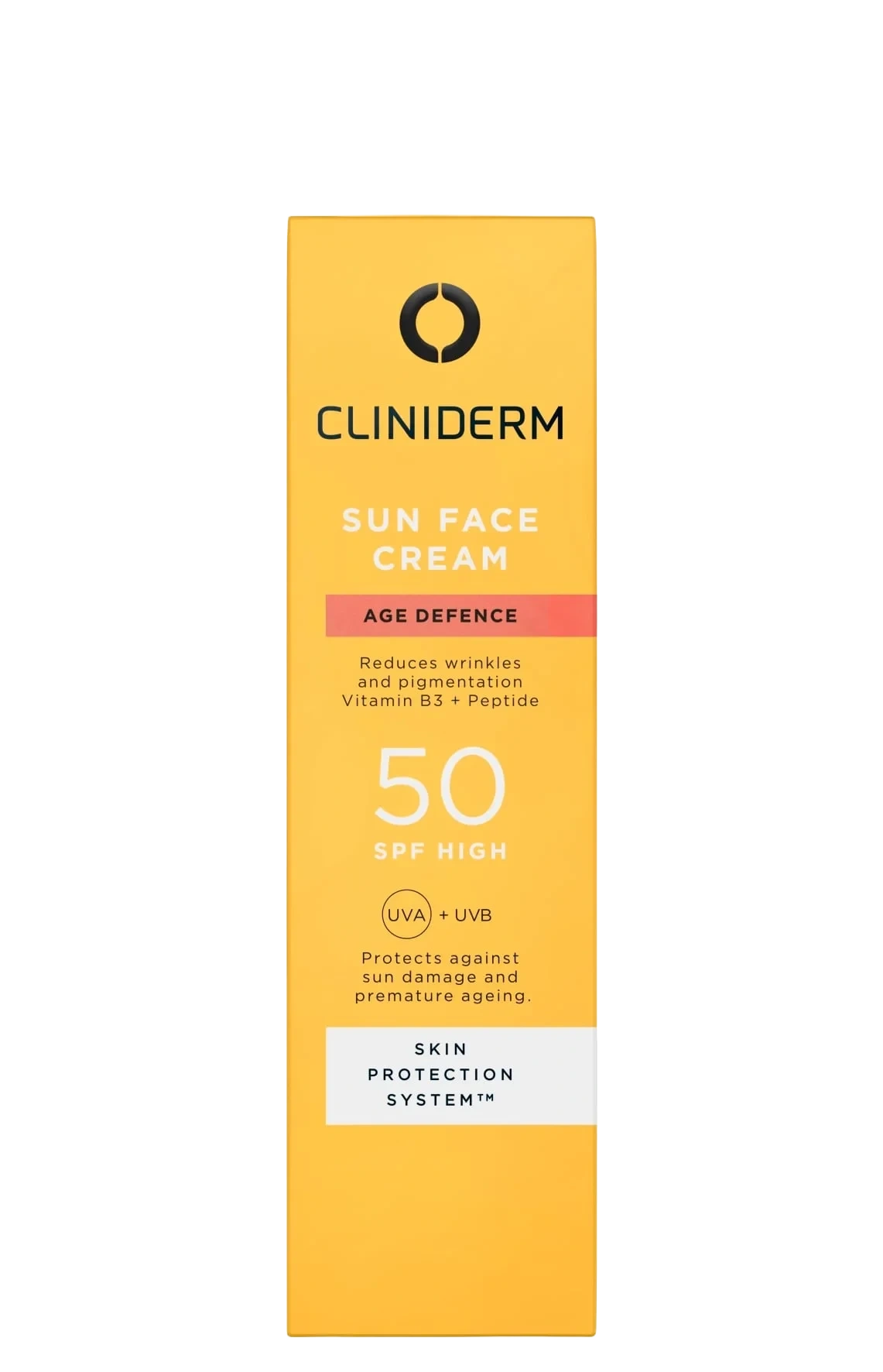 Cliniderm Age Defence Sun Face Cream SPF50, 40 ml
