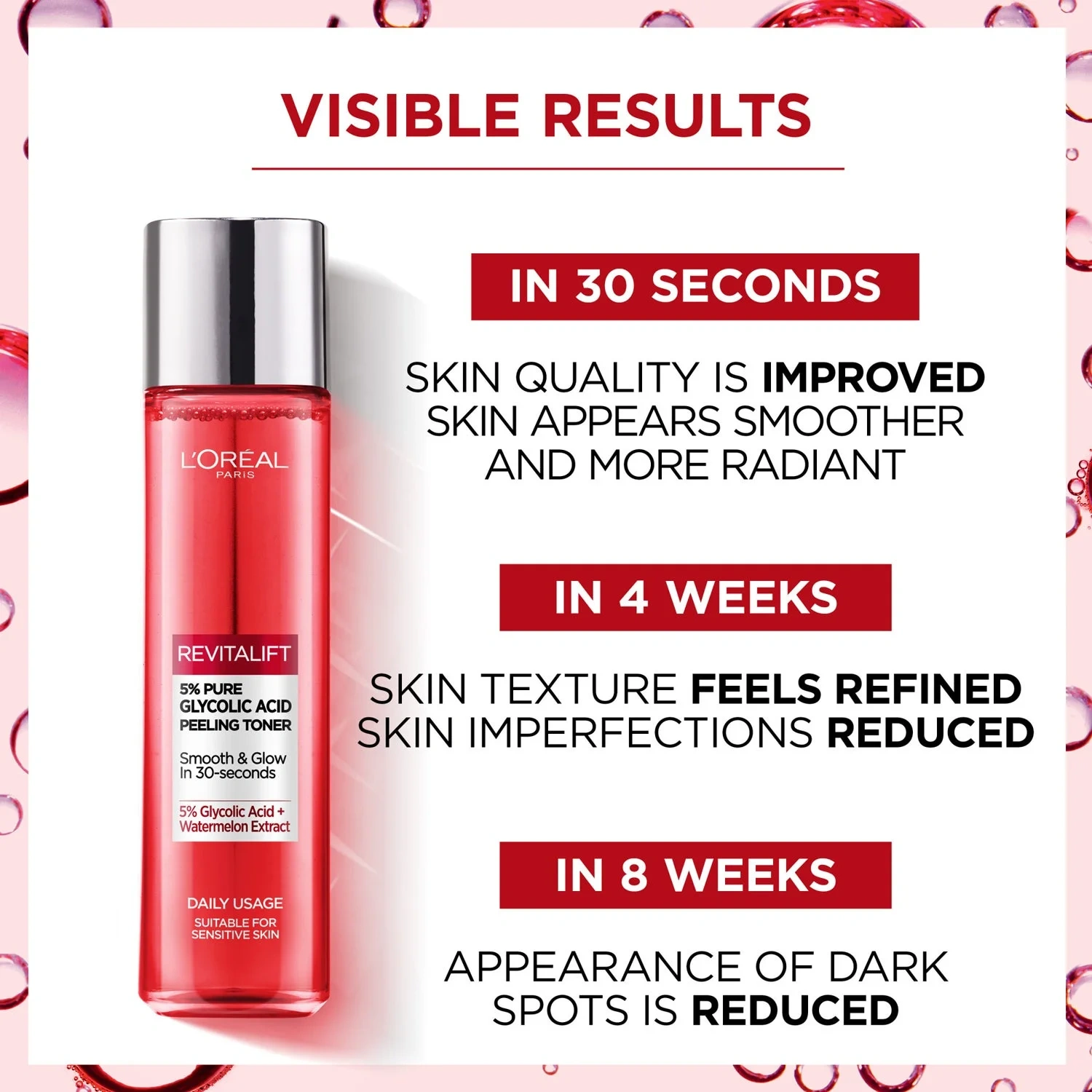 L'Oreal Revital Acid Peeling Toner Glyolic 180ml