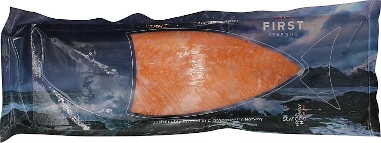 Røkt laks skivet, vac, frys  1kg