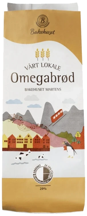 Martens Omega Brød 620g Bakehuset