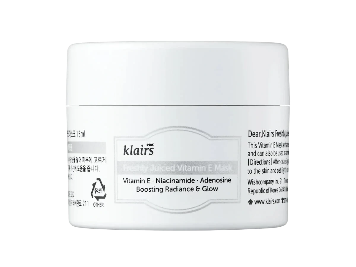 Klairs Freshly Juiced Vitamin E Mask