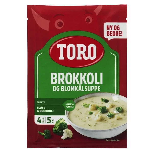 Brokkoli & blomkålsuppe  68g