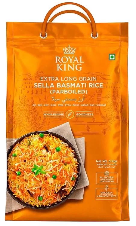 Parboiled Sella Basmati Ris 5kg Royal King