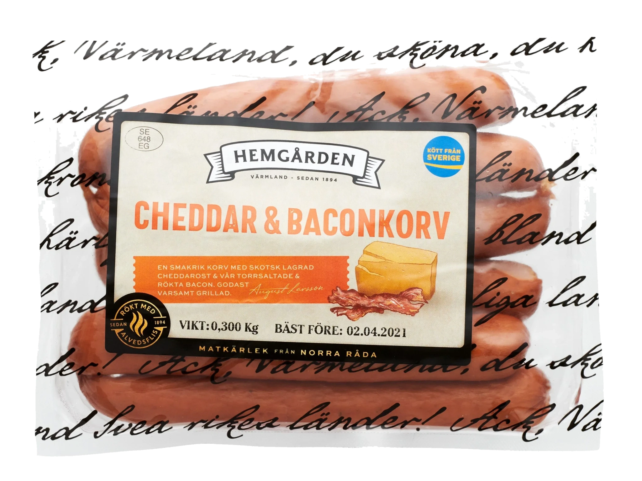 Cheddar & Baconkorv 300gr
