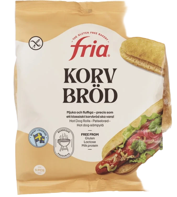 Pølsebrød Glutenfri 210g Fria