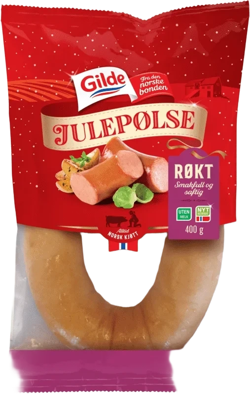 Julepølse Røkt 400g Enh