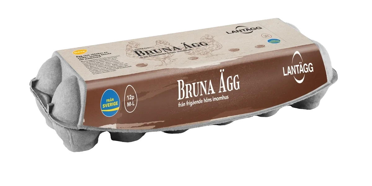 Ägg frig Bruna