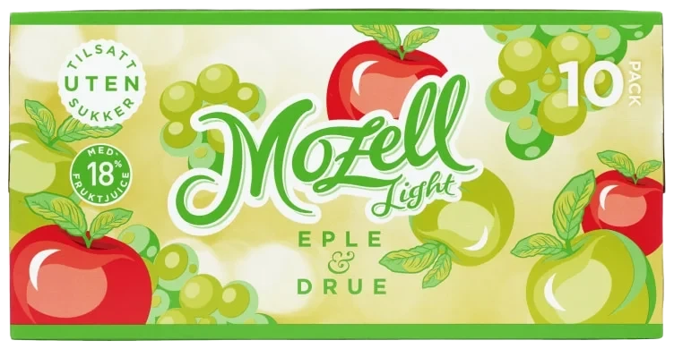 Mozell Light 0,33lx10 boks