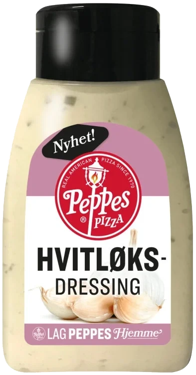 Hvitløksdressing 200g Peppes