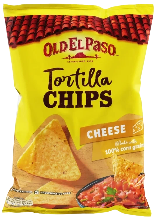 Tortilla Chips Cheese 185g Old El Paso