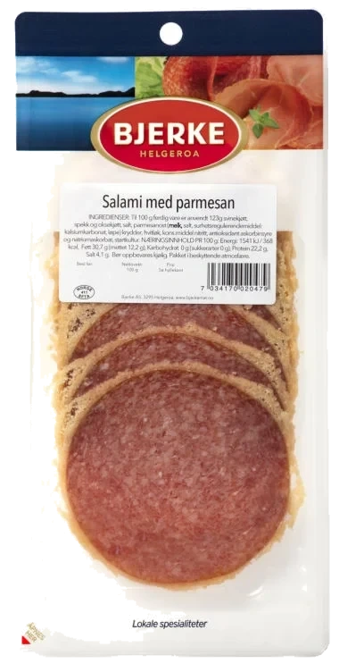 Salami m/Parmesan Skåret