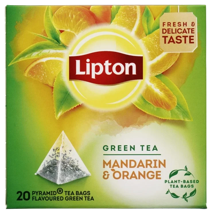 Grønn Te Mandarin&Appelsin 20pos Lipton