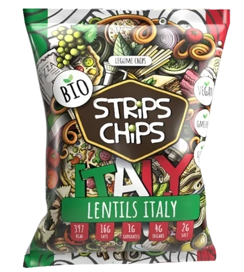 Strips Chips Lentils Italy