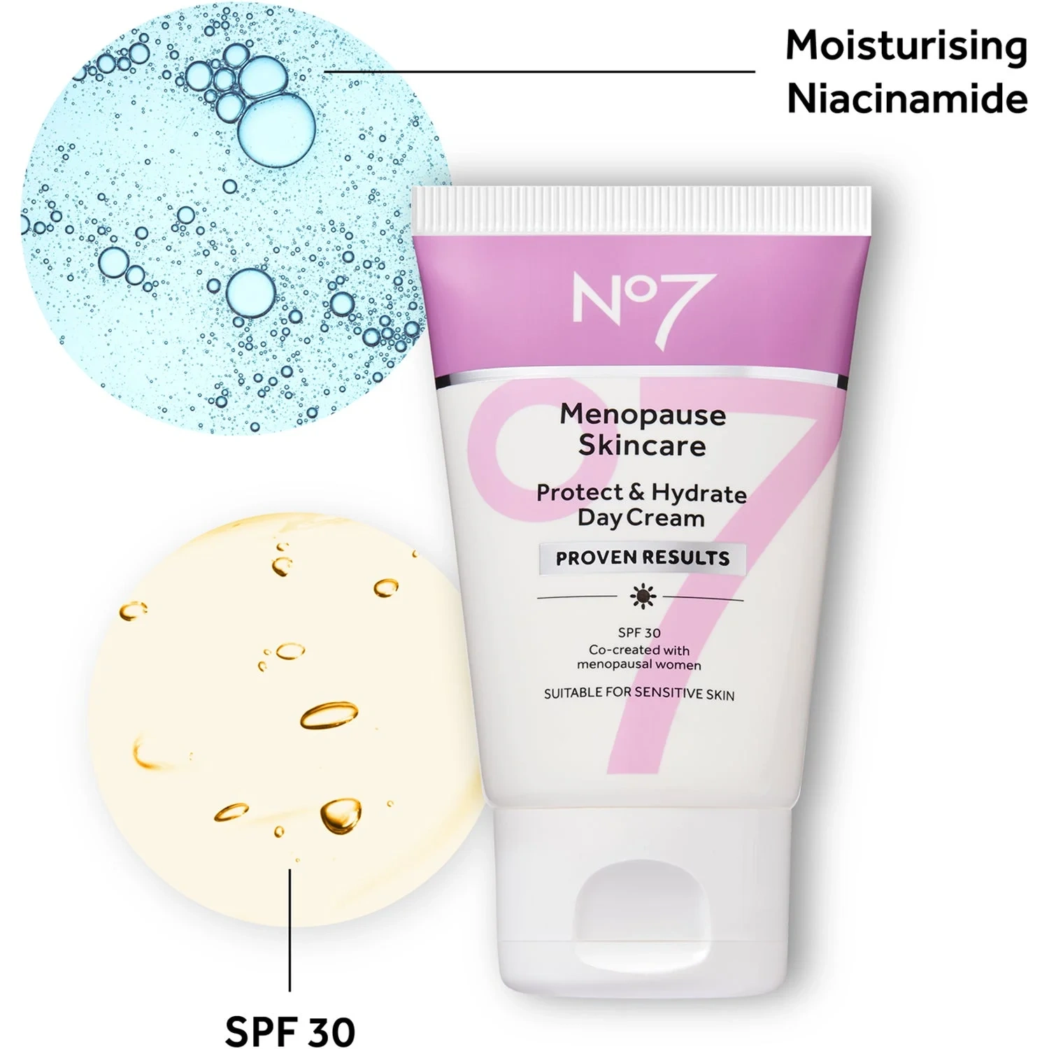 No7 Menopause Skincare Protect & Hydrate Day Cream SPF30
