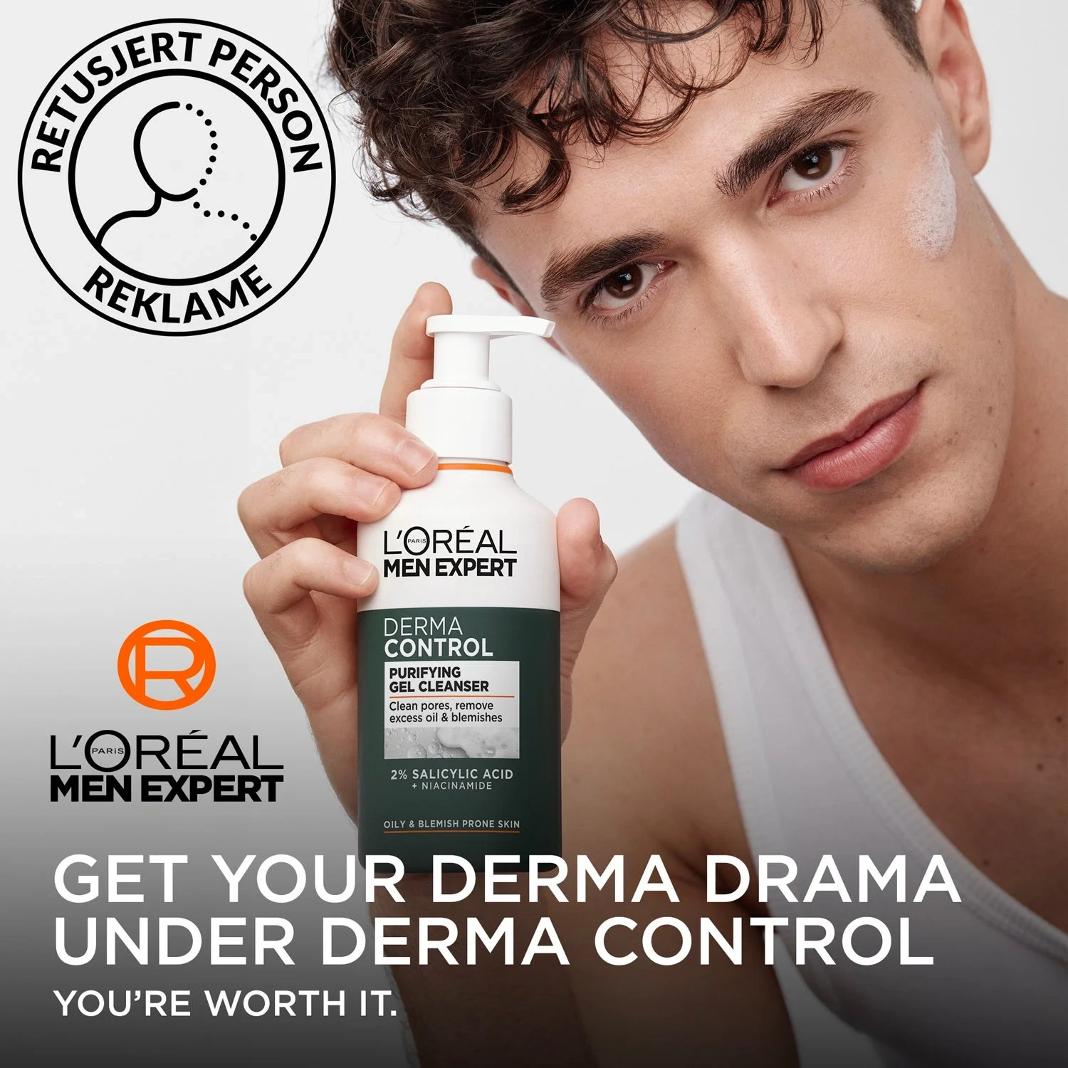 L'Oréal Paris Men Expert Derma Control Purifying Gel Cleanser
