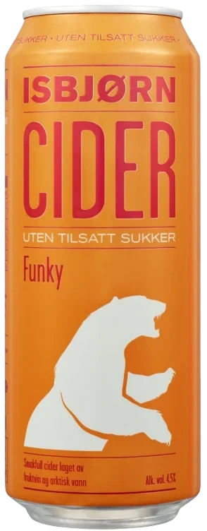 Isbjørn Cider Funky 0,50l bx Mack