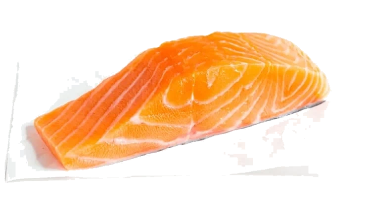 Laksefilet u/Skinn Natur 125g Oppdr stykk