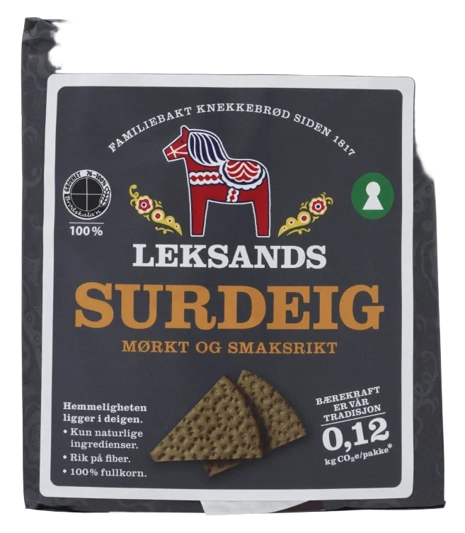 Surdeig Knekkebrød 200g Leksands
