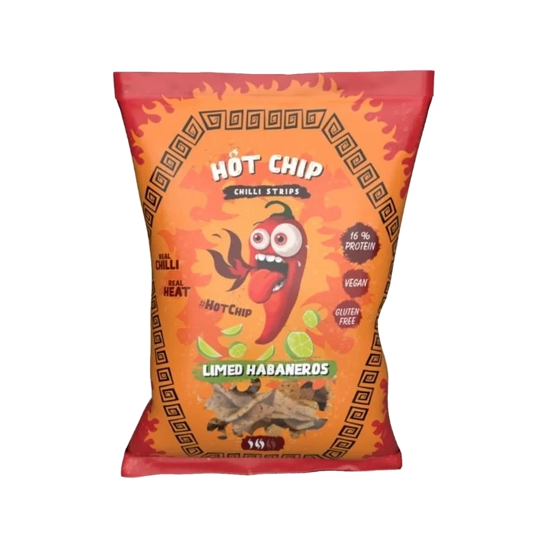 Hot Chip Strips Limed Habaneros 80 g Datovare
