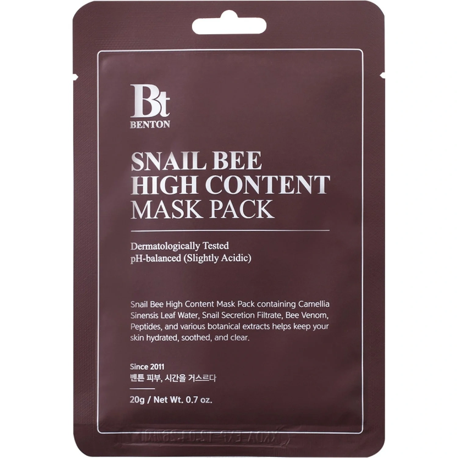 Benton Snail Bee High Content Mask
