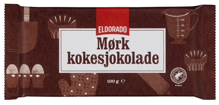 Kokesjokolade Mørk 100g Eldorado