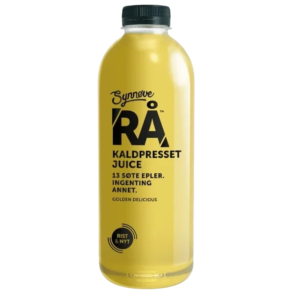 Rå Kaldpresset Eplejuice 1l