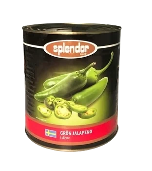 Jalapeno grön skivad