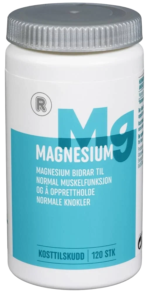 Magnesium 280 mg Tabletter, 120 stk