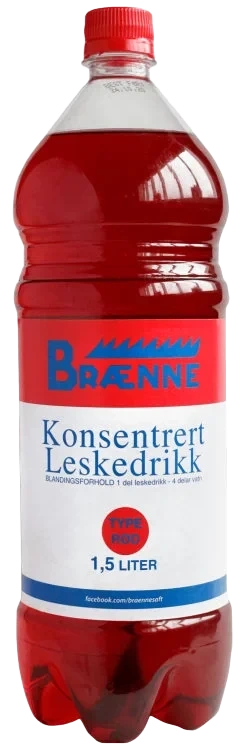 Type Rød 1,5l flaske Brænne
