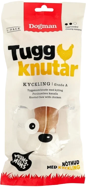 Tyggeknute Kylling 23cm Dogman