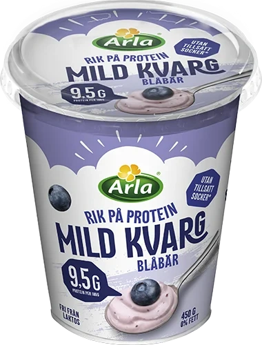 Mild kvarg blåbär 0.2%