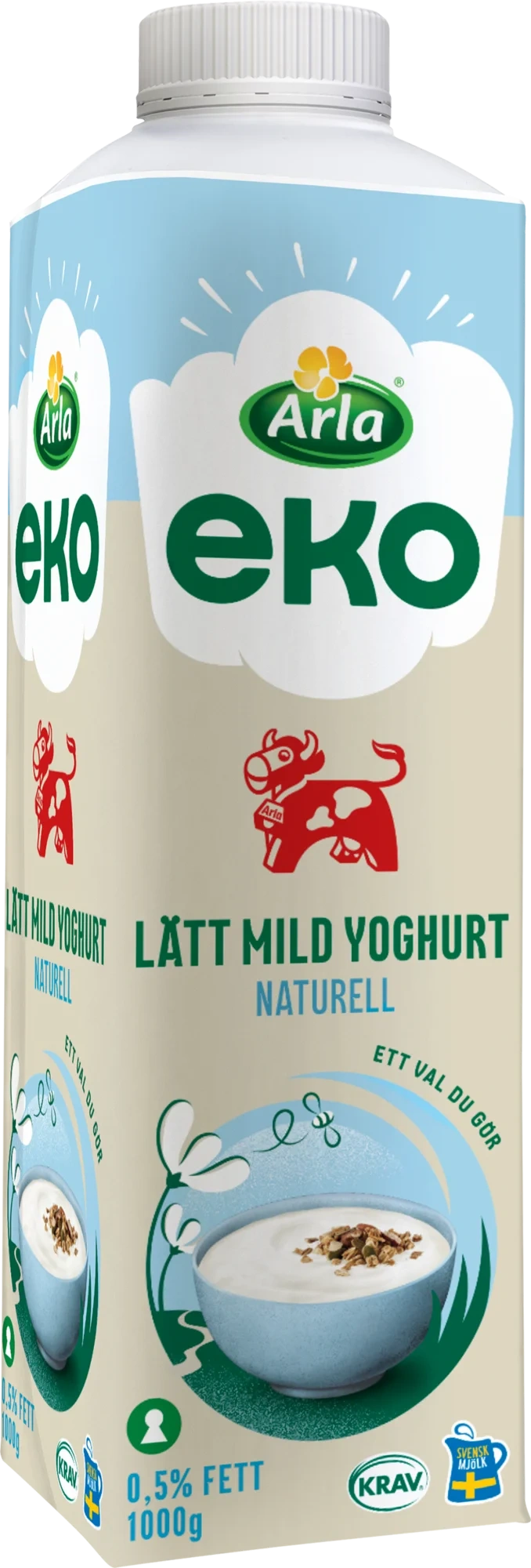 Eko mild yoghurt lätt naturell 0.5%