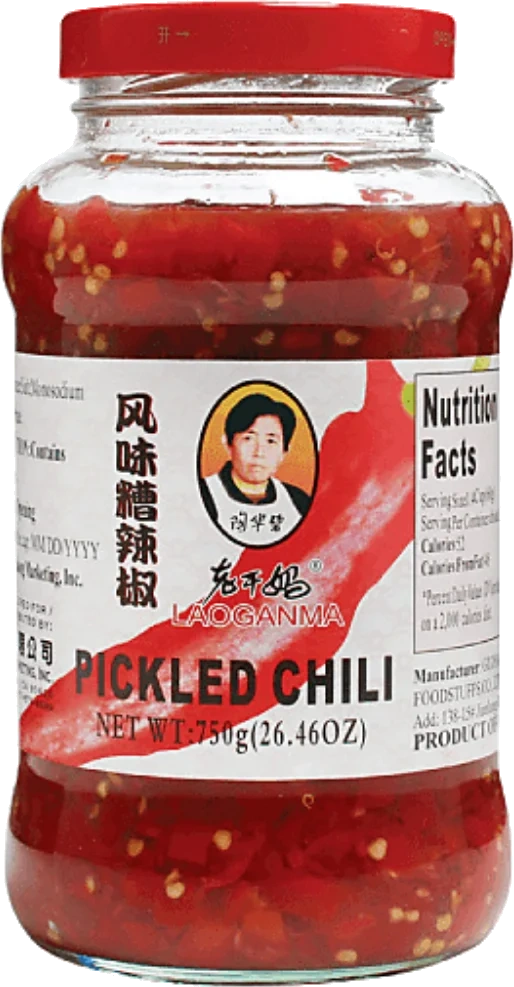 Lao Gan Ma Syltet Chili 750g