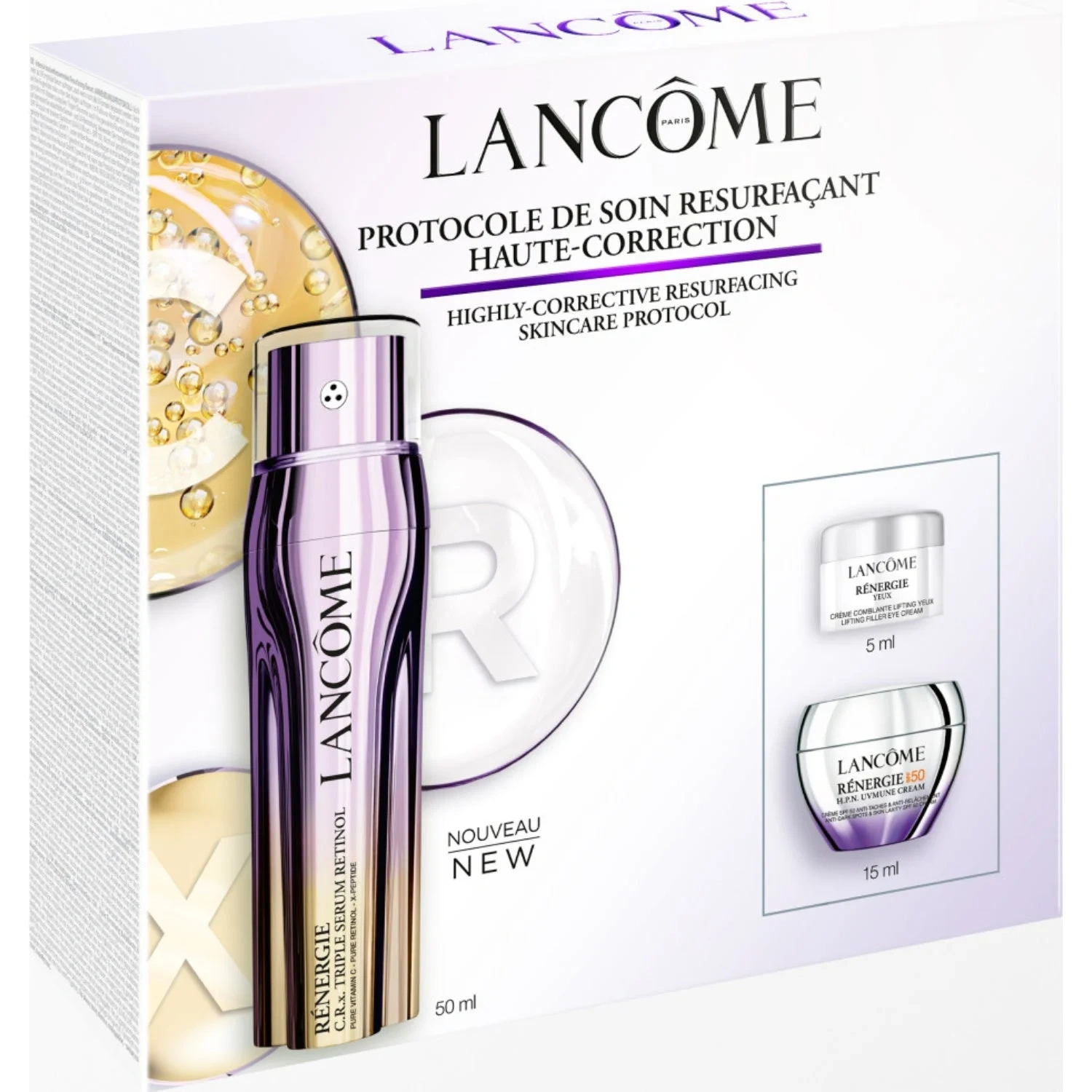 Lancôme Rénergie CRx Triple Serum Retinol-sett 1 pcs