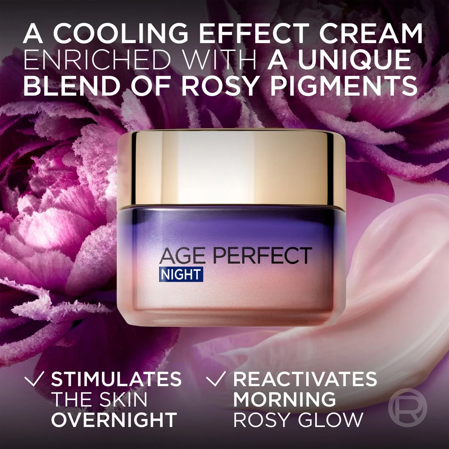 L'oréal Paris Age Perfect Rosy Glow Night Cream 50ml